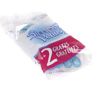 Gillette - Venus Simply - Scheermessen - 6 Stuks