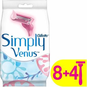 Gillette Simply Venus 3 -Wegwerpscheermesjes 12 stuks