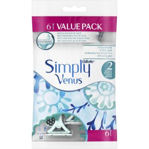 Gillette Venus Wegwerpmesjes Simply Venus 6 stuks