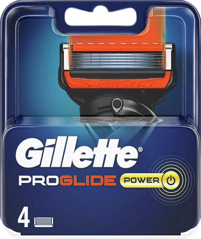 Gillette - Fusion Proglide Power - Scheermesjes - 4 Stuks