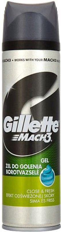 Gillette - Mach3 Gel - Close & Fresh - Scheergel/Scheerschuim - 200ml