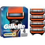Gillette Fusion 5 - ProGlide Power - Scheermesjes/Navulmesjes - 4 Stuks
