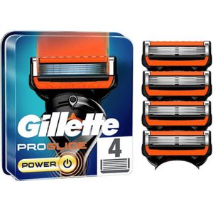 Gillette Fusion 5 - ProGlide Power - Scheermesjes/Navulmesjes - 4 Stuks