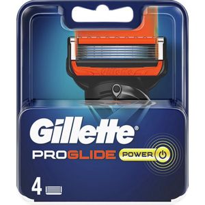 Gillette Fusion 5 - ProGlide Power - Scheermesjes/Navulmesjes - 4 Stuks