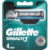 Gillette Mach3 Scheermesjes - 4 stuk