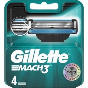 Gillette Mach3 Scheermesjes - 4 stuk