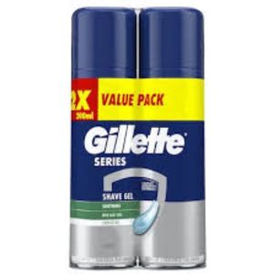 Gillette Series Scheergel Gevoelige Huid 2 x 200 ml