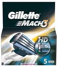 Gillette Mach3 HD scheermesjes 5 Stuks