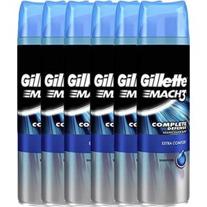 Gilette Mach3 Shave Gel Extra Comfort - 6 x 200ml - voordeelverpakking