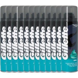 Gillette - Scheergel - Gevoelige Huid - 12 x 200 ml
