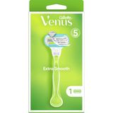 Gillette Venus Extra Smooth Scheermesje Voor Vrouwen - 1 mesje, 5 Mesjes Voor Een Supergladde Scheerbeurt