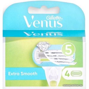 Gillette - Venus - Extra Smooth - Scheermesjes/Navulmesjes - 4 Stuks