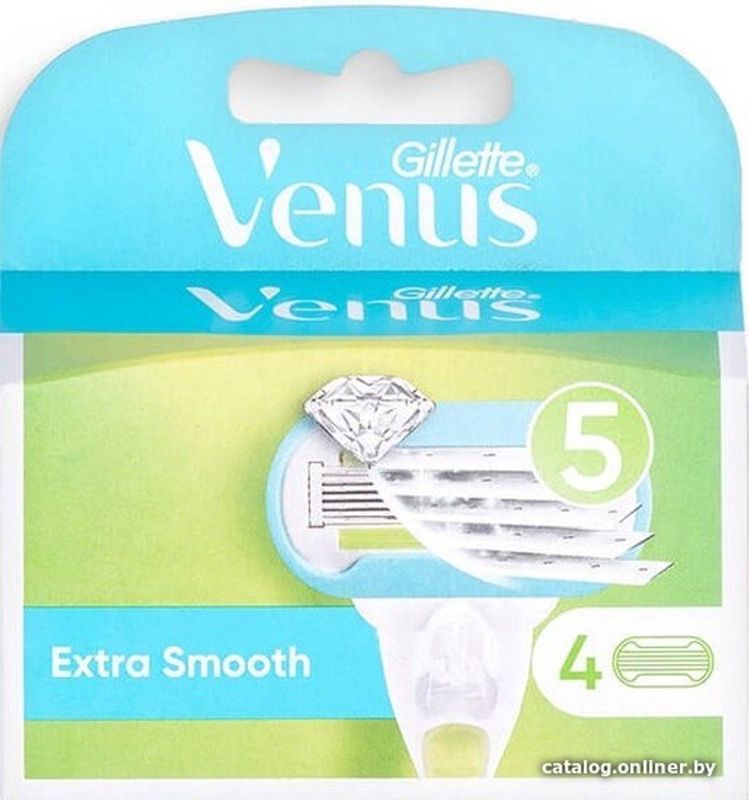 Gillette - Venus - Extra Smooth - Scheermesjes/Navulmesjes - 4 Stuks