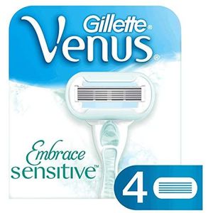 Gillette Venus Embrace Sensitive scheermesjes voor dames, 4 stuks
