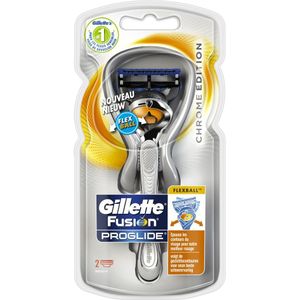 Gillette Fusion Proglide Flexball Chrome Edition Razor m. 2 blade