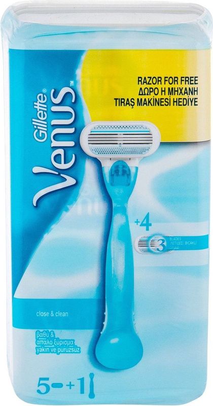 Gillette - Venus Smooth - Scheerapparaat + Vervangende Messjes - 5 st