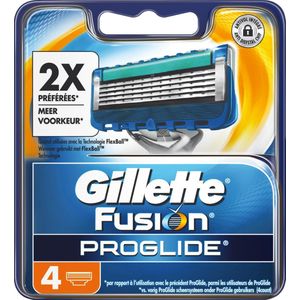 Gillette Fusion5 Proglide Flexball Scheermesjes - (4st.)