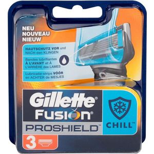 Gillette Fusion Proshield Chill Navulmesjes - 3 Stuks