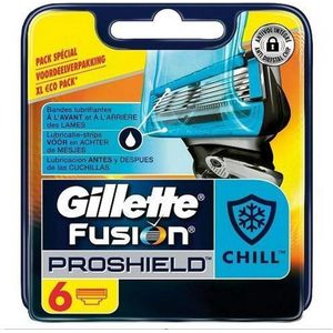 Gillette Fusion Proshield 5 Chill Scheermesjes - 6 stuks