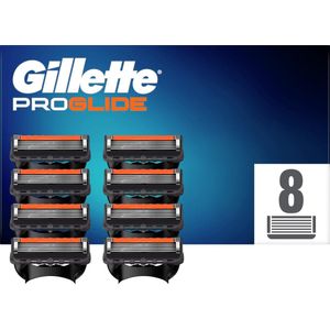 Gillette Fusion Proglide-scheermesjes, voor heren, 8 stuks, scheermesjes, 1