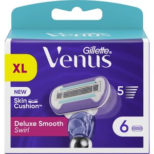 Gillette midpack Venus Deluxe Smooth Swirl Navulmesjes - 6 stuks
