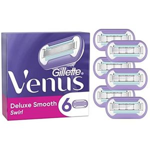 Gillette Venus Extra Smooth Swirl Navulmesjes, 6 stuks
