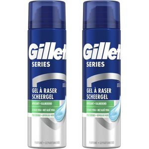 Gillette Series Sensitive Scheergel Mannen - 2x200 ml