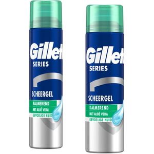 Gillette Series Sensitive Scheergel Mannen - 2x200 ml