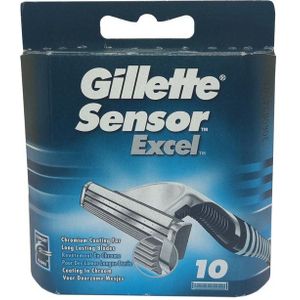 Gillette - Sensor Excel - Scheermesjes - 10 Stuks