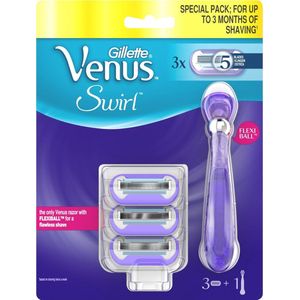 Venus Swirl Handle + 3 scheermesjes