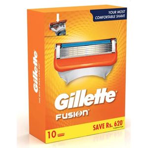 Gillette Fusion Scheermesjes 10 stuks
