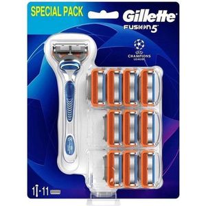 Gillette - Fusion5 Scheerapparaat - + Vervangende Messjes - 11 st