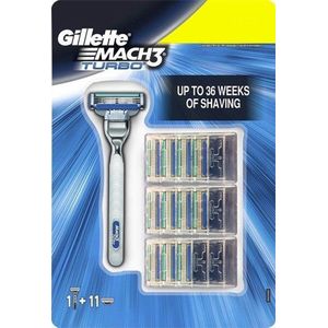 Gillette Mach3 Scheersysteem + 11 Mesjes