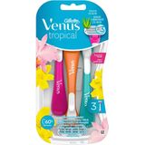 Gillette - Venus Tropical - Wegwerpscheermessen - 3 Stuks