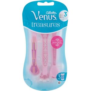 Gillette Venus Treasures Wegwerp Scheermesjes 3 stuks