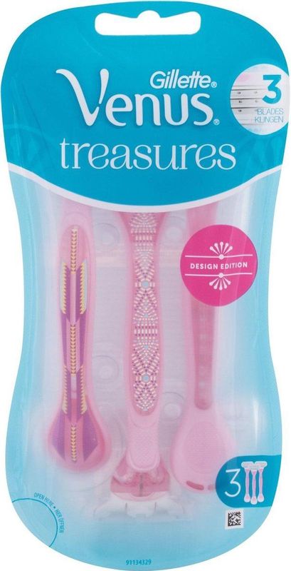 Gillette Venus Treasures Wegwerp Scheermesjes 3 stuks