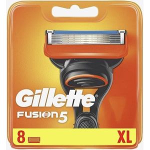 Gillette Fusion5 Scheermesjes, 8 Navulmesjes Met 5 Anti-Frictiemesjes