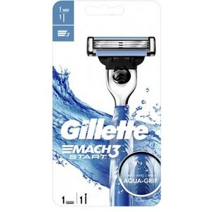 Gillette - Mach 3 - Scheermes - Aqua-grip - Inhoud 1x Scheermes en 1x Scheermesje