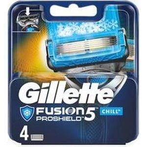 Gillette Fusion Proshield 5 Chill Scheermesjes - 4 STUKS