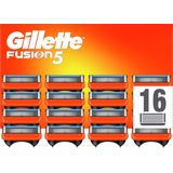 Gillette Fusion5 scheermesjes voor heren, 16 stuks, met antifrictiemesjes, voor tot wel 20 scheerbeurten per mesje