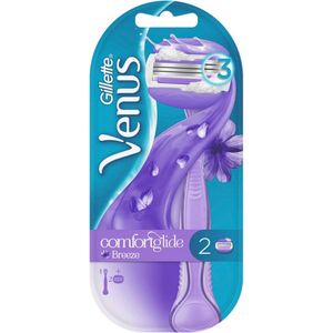 Gillette Breeze Starter met 2 x Scheermesjes -  Gillette Venus ComfortGlide BREEZE voor Vrouwen  -  Persoonlijke verzorging - Scheermesjes – Gillette.