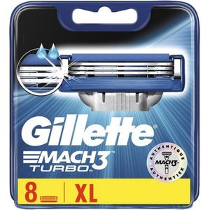 Gillette Mach 3 Turbo Scheermesjes 8 stuks
