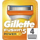 Gillette Fusion5 Power Scheermesjes Mannen - 4 stuks