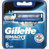 Gillette Mach3 Turbo Scheermesjes 6 stuks