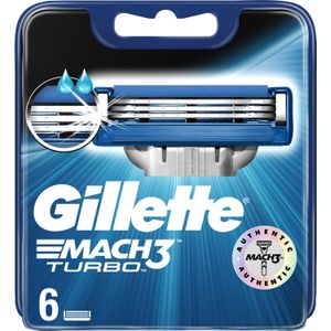 Gillette Mach3 Turbo Scheermesjes 6 stuks