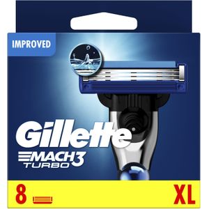 Gillette Mach3 Turbo Scheermesjes 8 st