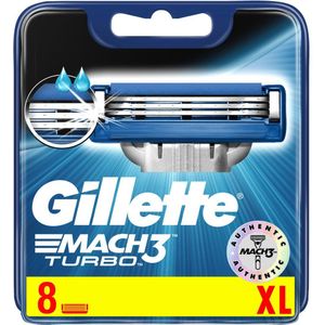 Gillette - Mach3 Turbo - Scheermesjes - 8 Stuks
