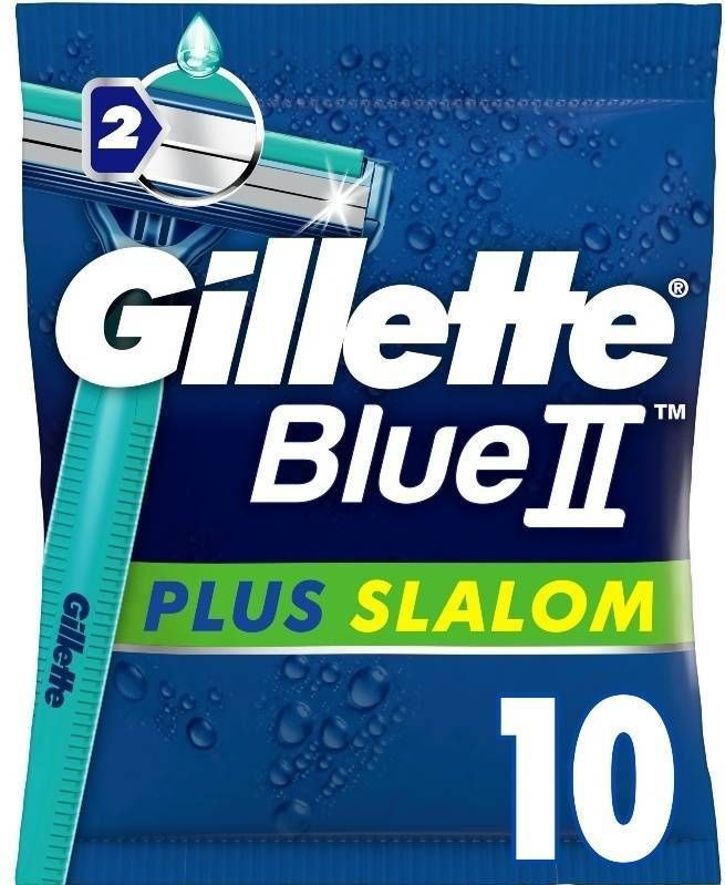 Gillette Blue II Plus Slalom Disposable Razors 10 st