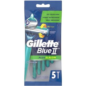 Disposable Razor Gillette Blue II Plus Slalom 5 Units