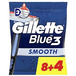 Gillette Blue 3 Smooth Wegwerpmesjes 12 stuks